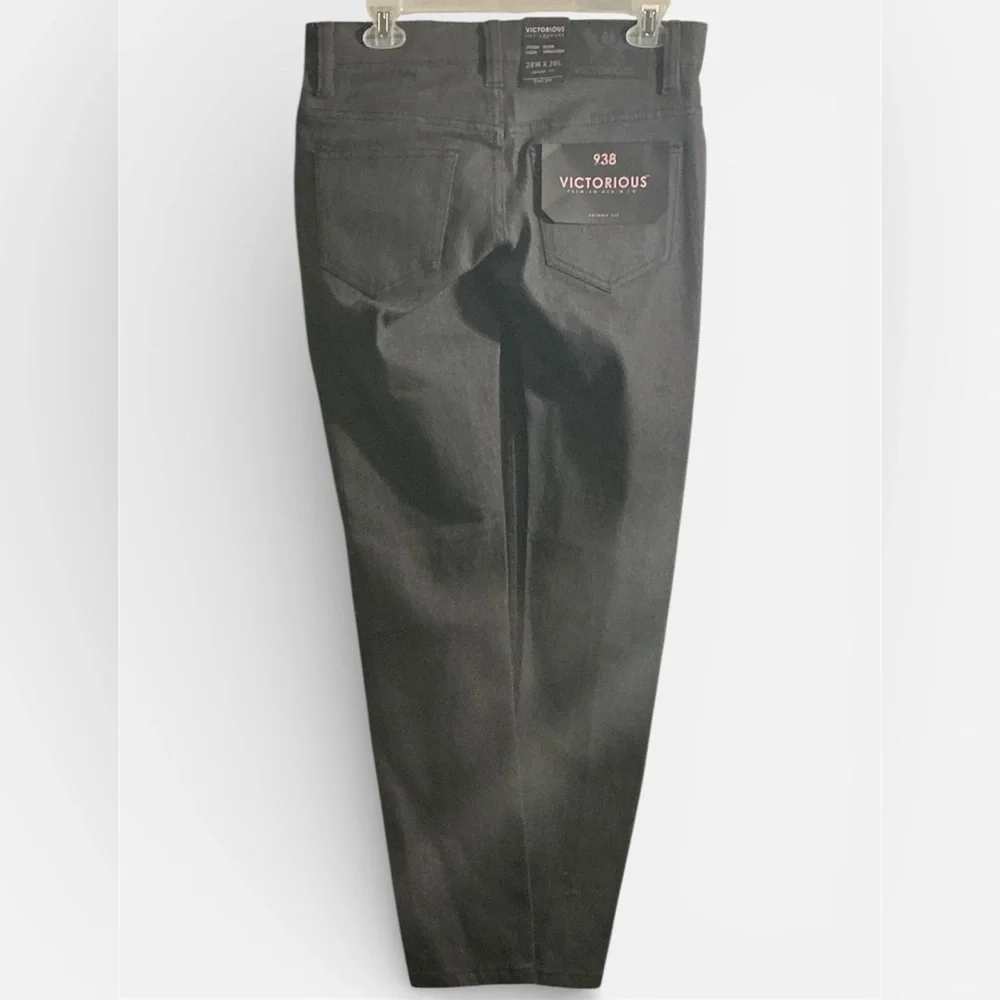 Victorious Los Angeles Charcoal Skinny Fit Jeans - Picture 2 of 3